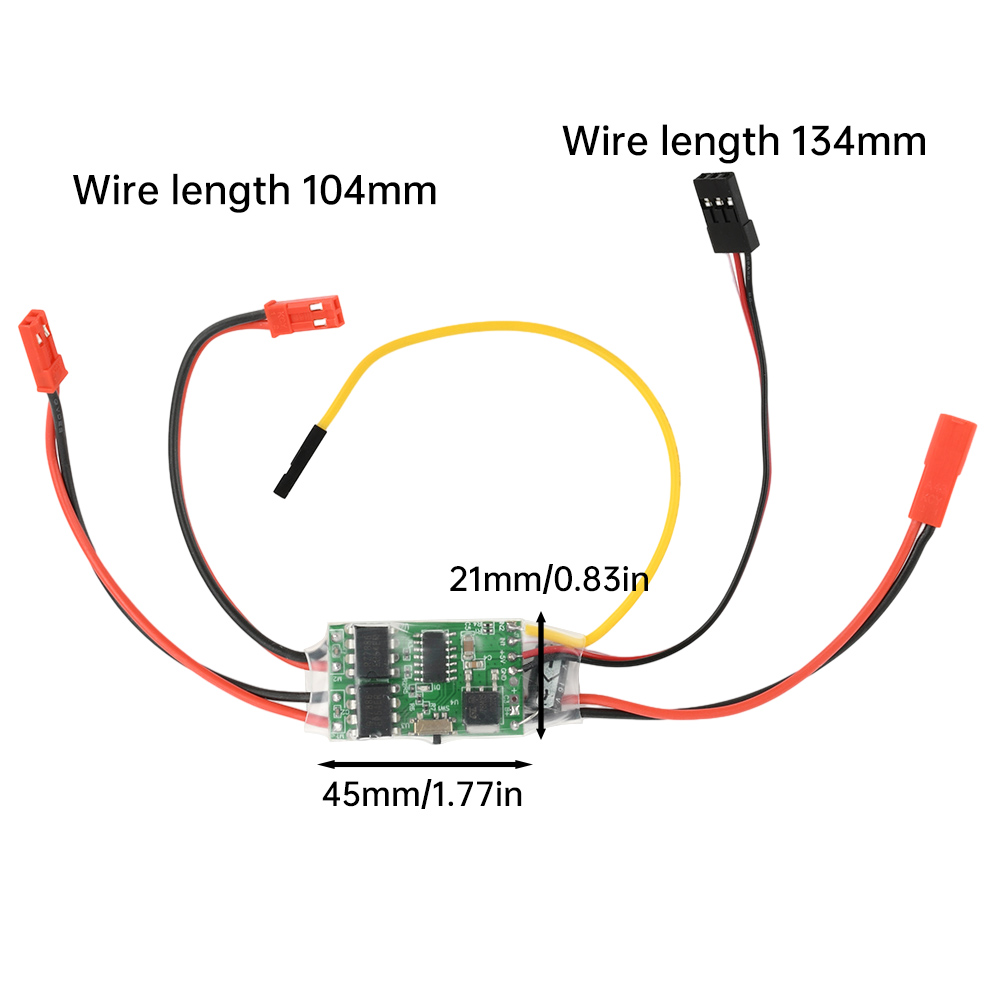 Rc Hobby Track - Dual Channel Bidirectionele ESC Geborsteld Elektrische