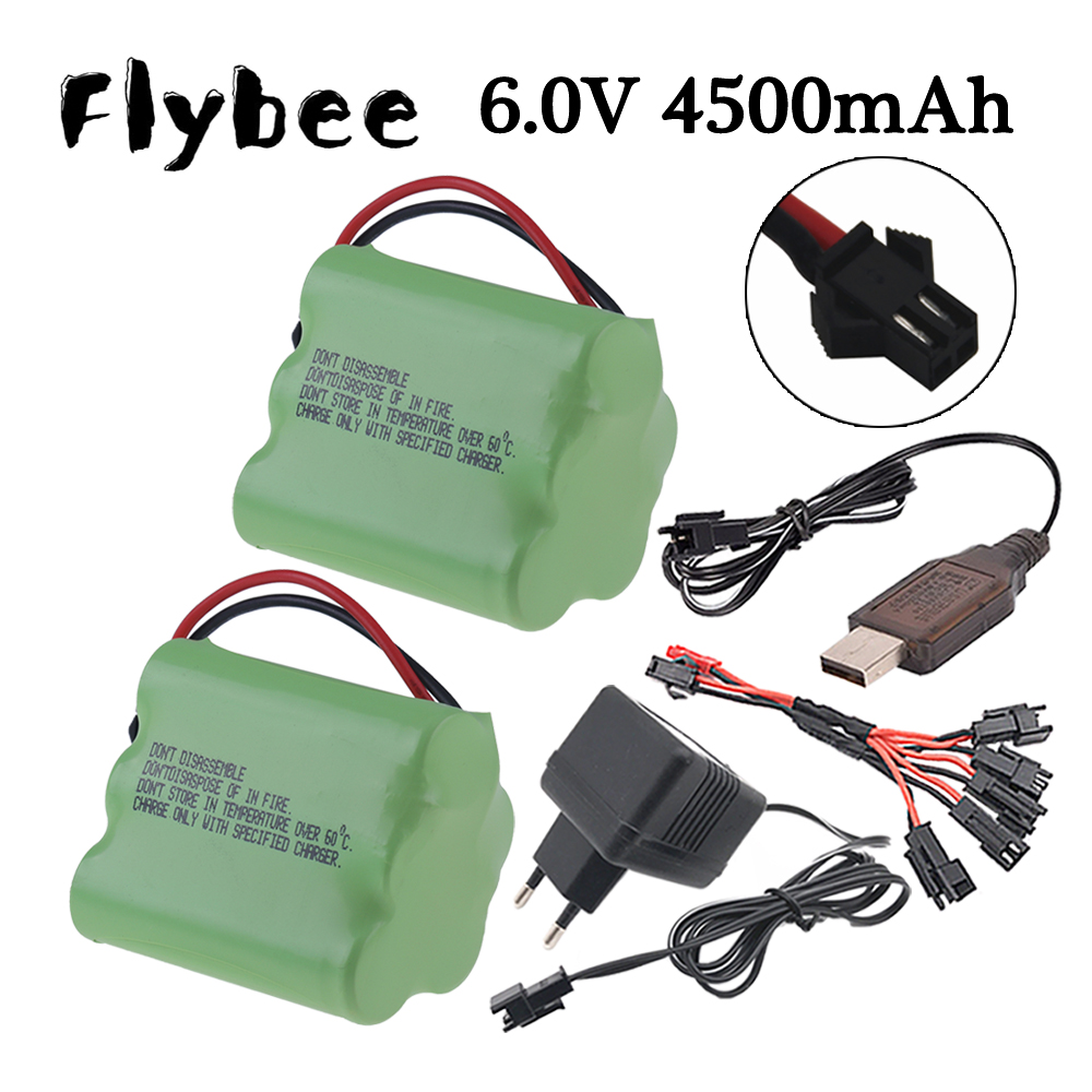 Rc Hobby Trucks - 6V 4500Mah Ni-Mh Batterij Sm Stekker