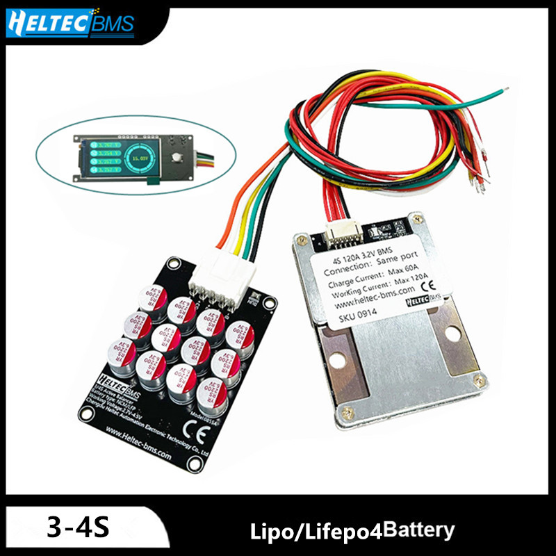 Lipo Battery 4S - BMS 3S4S Balans 100A 120A 160A