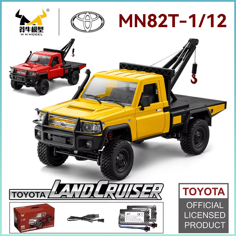 Rc Hobby Grade Truck - 1:12 MN82T Rc Auto Skymaker Retro
