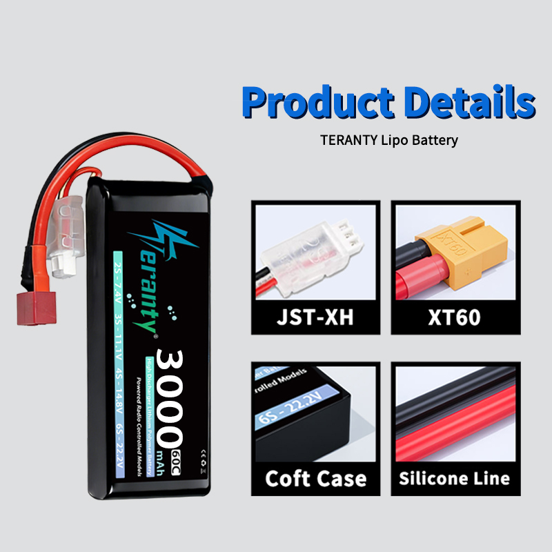 TERANTY 2S 3000mAh Lipo Batter - Rc Hobby Grade Car recensie en prijs