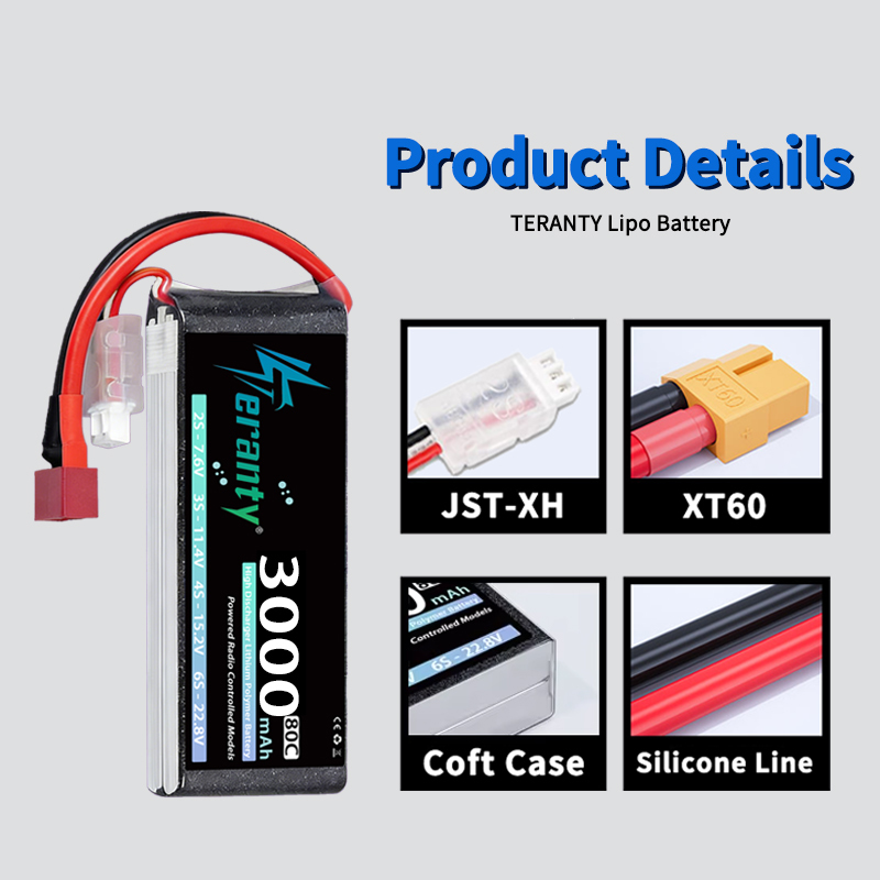 TERANTY 2S 3000mAh Lipo Batter - Rc Hobby Grade Car recensie en prijs