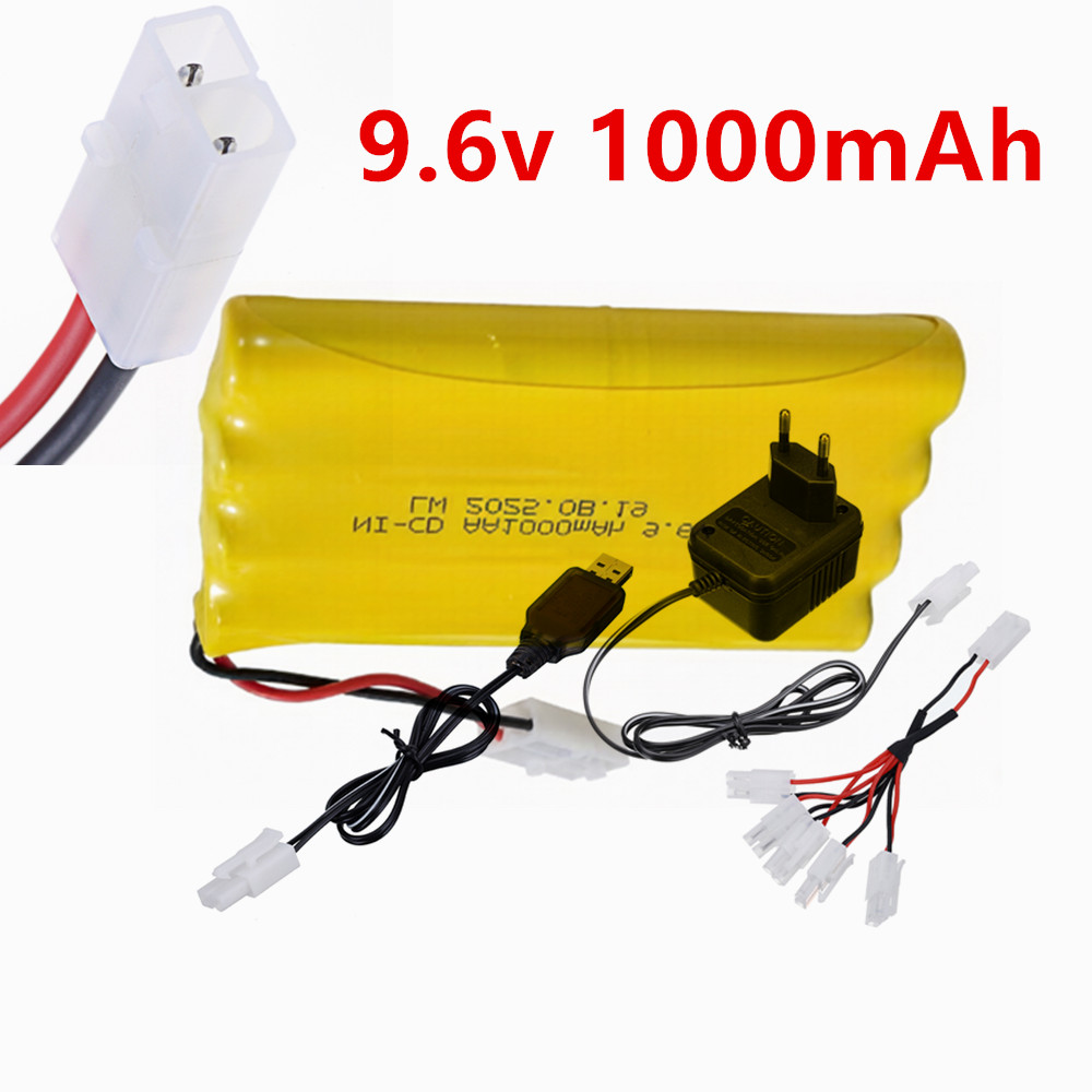 9.6V 1000mAh Ni-CD AA Oplaadba - Rc Hobby Trucks recensie en prijs