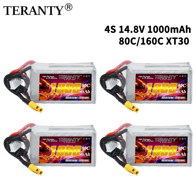 TERANTY 4S 1000mAh 14.8V 80C/1 - Lipo Battery 4S recensie en prijs