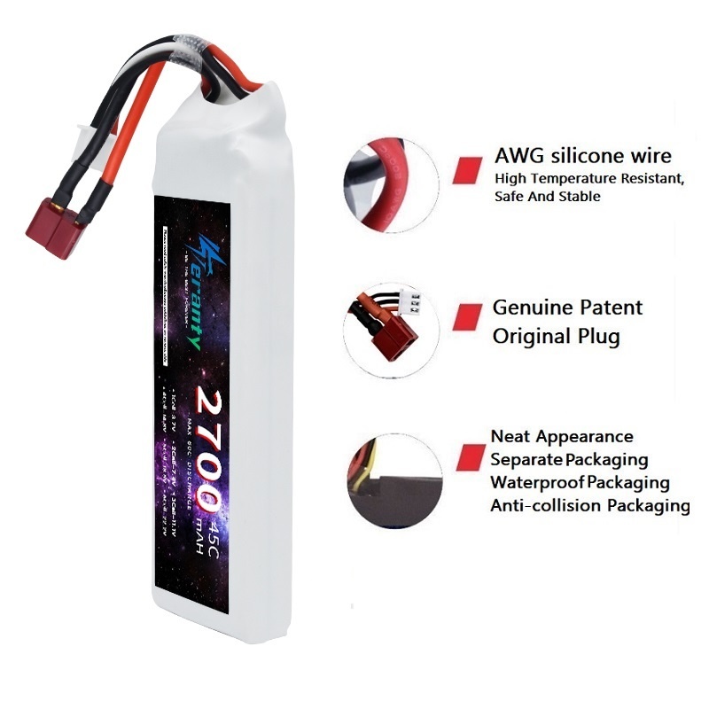 1/3 Stuks 2S 7.4V Lipo Batteri - Rc Hobby Grade Car recensie en prijs