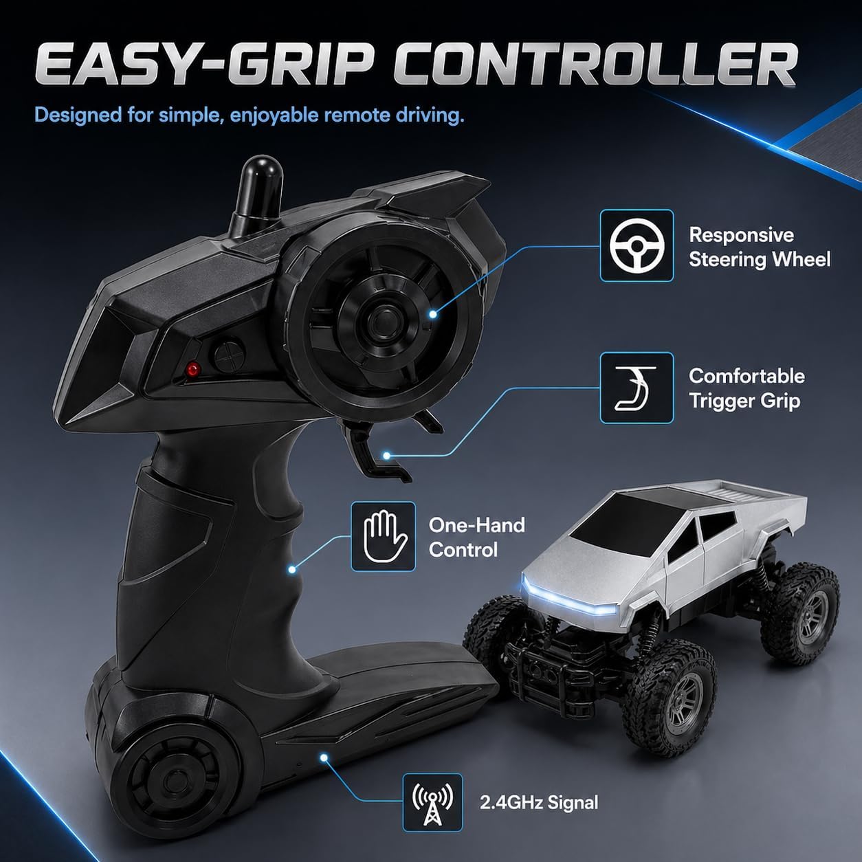 1:18 RC auto met afstandsbedie - Rc Hobby Grade Truck recensie en prijs