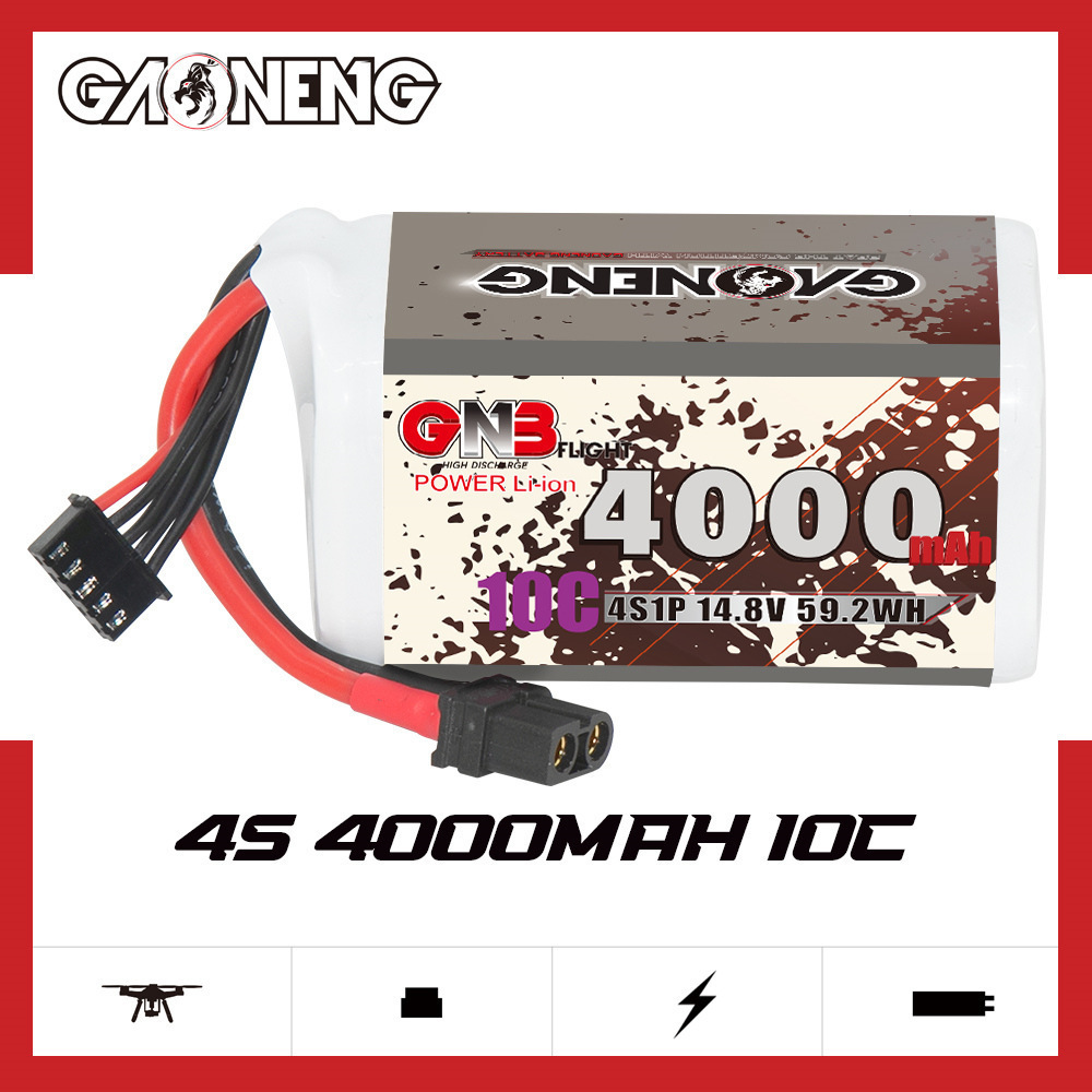 GNB 4000mAh 4S 14.8V 10C 20C M - Lipo Battery 4S recensie en prijs