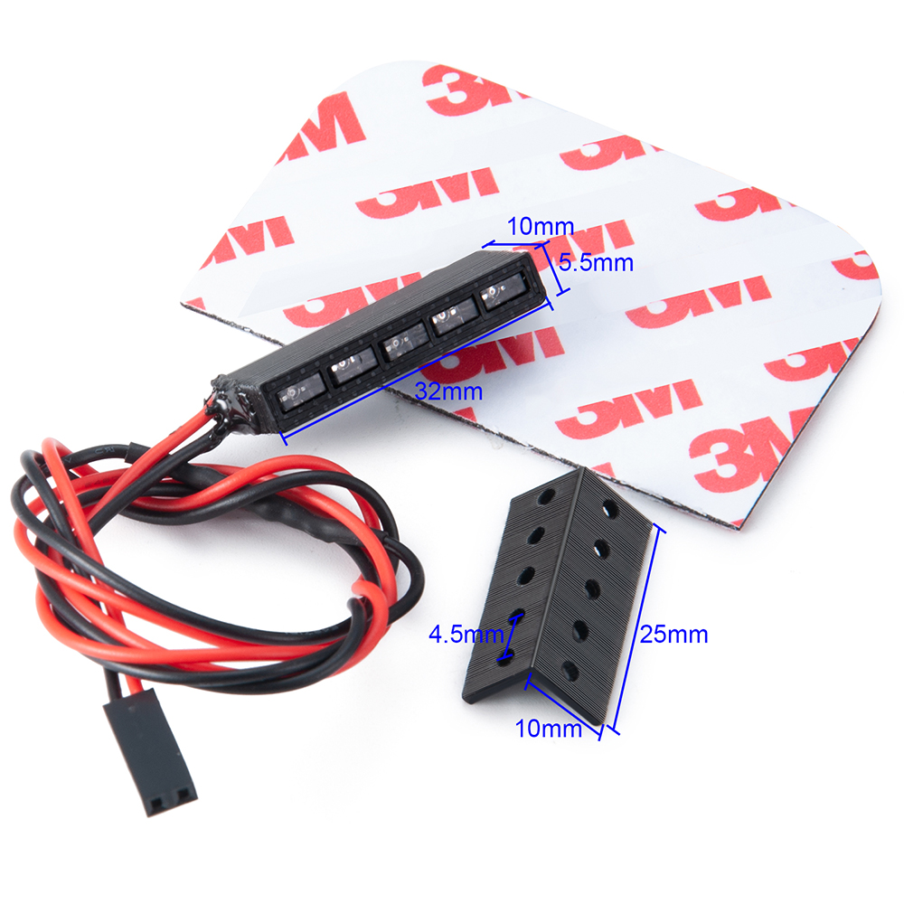 YEAHRUN Rood/Geel 32/65mm Lich - Rc Hobby Warehouse recensie en prijs