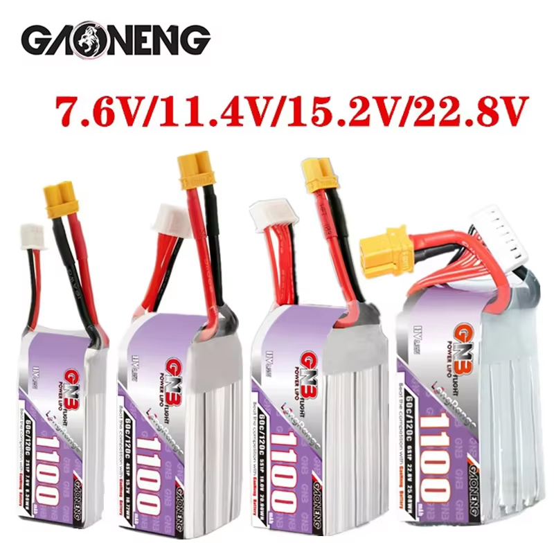 GNB 1100mAh 2S 3S 4S 6S 60C/12 - Lipo Battery 4S recensie en prijs