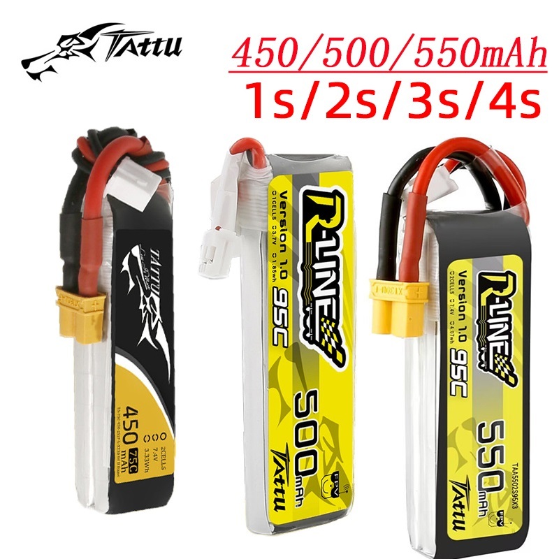 3 Stuks Nieuwe Tattu 450/500/5 - Lipo Battery 4S recensie en prijs