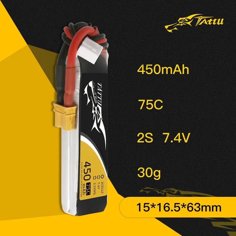 3 Stuks Nieuwe Tattu 450/500/5 - Lipo Battery 4S recensie en prijs