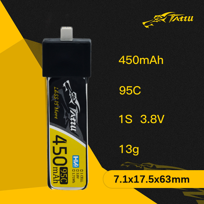 3 Stuks Nieuwe Tattu 450/500/5 - Lipo Battery 4S recensie en prijs