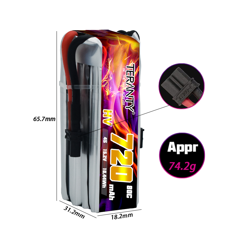 TERANTY 720mAh 4S 15.2V HV Lip - Lipo Battery 4S recensie en prijs